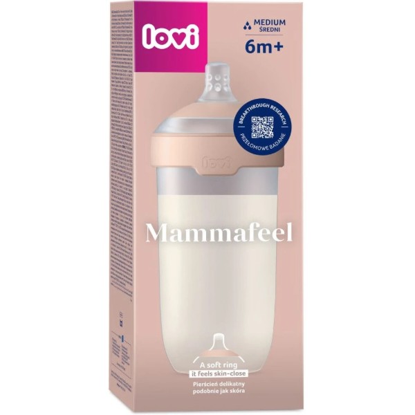 Фото - Бутылочка для кормления Lovi Mammafeel 330 мл (21/597)